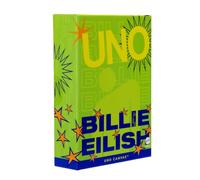 Mattel Games Mattel Games UNO Canvas Billie Eilish Card Game for Kid, Adult & Family Nights & Parties, Collectible Deck Featuring Graphics Chosen by the Artist, JFP02