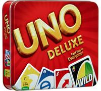 Mattel Games Uno Deluxe Card Game Tin Y5026 Gift Kids Game Family Game New
