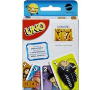 Mattel Games UNO Despicable Me 4 Card Game for Kids, Adults & Family with Deck Inspired by The Movie