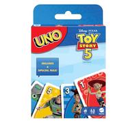 Mattel Games UNO Disney and Pixar Toy Story 5 Card Game with Movie-Inspired Deck for Kid & Family Nights, Parties, Travel & Camping , JLN03