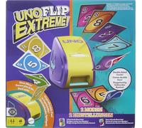 Mattel Games UNO Flip Extreme , Ages +7 , 2-6 players | Double-Sided-Card Game for Kids, Adults & Family combines UNO Flip and UNO Extreme JCH61