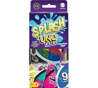 Mattel Games UNO Flip Splash Matching Card Game Featuring 112 Water Resistant 2-Sided Cards, Game Night, Gift Ages 7 Years & Older, GXD74