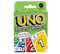 Mattel Games UNO House Rules Card Game for Family Night, Game Night, Travel, Camping & Party, HRL31