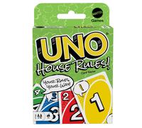 Mattel Games UNO House Rules Card Game for Kids, Adults, Families, Game Night &