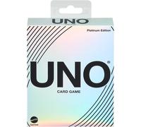 Mattel Games Uno Platinum Edition Card Game | Premium Card Stock with Holographic Foil for Kids, Teens and Family Game Nights., HPY61
