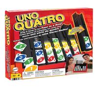 Mattel Games UNO Quatro, Family Board Game for Kids and Adults for Family Game Night, Tile GameEngaging Gift for Kids, 2 to 4 Player, Ages 7 and Up