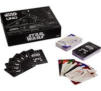 Mattel Games UNO Star Wars Technical Schematics Card Game for Kids & Adults with Blueprints of Space Stations, Ships & Droids