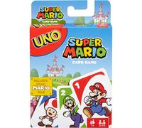 Mattel Games UNO Super Mario Card Game Animated Character Collector Deck 112 Cards with Character Images, Gift for Kids Ages 7 Years Old & Up, DRD00