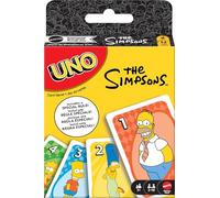 Mattel Games UNO The Simpsons Card Game for Kid, Adult & Family Nights, Parties, Travel & Camping, Toy Collectible Inspired by The Series