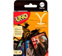 Mattel Games UNO Yellowstone Card Game for Kids, Adults, Families & Parties with Deck & Special Rule Inspired by The TV Show