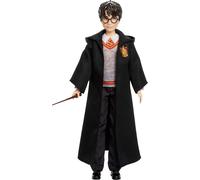 Mattel Harry Potter Toys, Harry Potter Fashion Doll In Removable Signature Hogwarts Uniform With Wand Accessory, Inspired By The Movie, JGM18