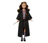 Mattel Harry Potter Toys, Hermione Granger Fashion Doll in Removable Signature Hogwarts Uniform With Wand Accessory, Inspired By The Movie, JGM19