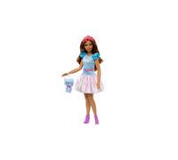 Mattel HLL21 My First Barbie Doll, Brunette with Bunny