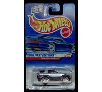 Mattel Hot Wheels 2000 First Edition : 1999 ISUZU VehiCROSS: Blk./Silver 1:64 Scale Die Cast Car #16 OF 36-#076 by Hot Wheels