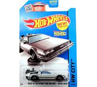 Mattel Hot Wheels 2015 Die-cast Car, Back to the Future Time Machine Hover Mode, Silver, Black, 4.5 x 6.5 x 1.5 inches, 1:64 Scale, 3+ Years, Male, Children, Movie Fans