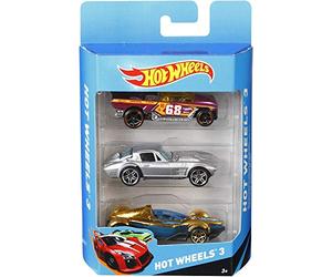 Mattel Hot Wheels 3 Car Pack - Boys' Toy Car Pack, 3 Count, Multi-colored, Small, Ages 6+