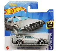 Mattel Hot Wheels Back to the Future Time Machine - Delorean DMC - Screen Time 8/10 - HCV54 - Short Card