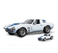 Mattel Brick Shop Hot Wheels Corvette Grand Sport Building Toy Kit