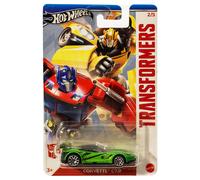 Mattel Hot Wheels Entertainment Transformers Corvette C7.R Car Toy Kids Aged 3+