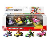 Mattel Hot Wheels Mario Kart 1:64 Die-Cast 4er-Pack Sortiment