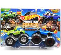 MATTEL Hot Wheels Monster Trucks DEMOLITION DOUBLES 2PACK Hot Wheels Monster Trucks Demolition Doubles 1:64 Scale POISON PINT - RODGER DODGER Poison Pint - Rodger Jar [Parallel Import Product]