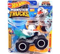 MATTEL Hot Wheels Monster Trucks Hot Wheels Monster Trucks 1:64 Scale DUCK N' ROLL (WHITE) Duck N Roll (White) [Parallel Import]