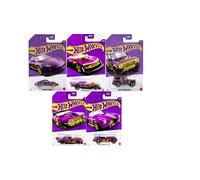 Mattel Hot Wheels Pearl & Chrome 57th Anniversary Collection Set of 5 Cast Cars 1:64 Scale