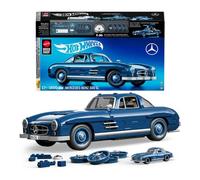 Mattel Hot Wheels Premium 300 SL 1:12 Brick Set, Gray, 1600 Pieces