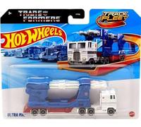 Mattel Hot Wheels Track Fleet, Ultra Magnus Robot Hauler, 1:64 Scale Diecast Vehicle, Blue
