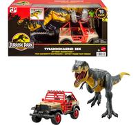 Mattel Jurassic Park 93 Classic Set, T. rex, Ray Arnold Action Figure, Vehicle