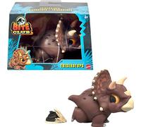 Mattel Jurassic World Bite Club Collectible Figure, Triceratops Chubby Stylized Dinosaur Approx 4-Inch Figure with Accessory , HVB39