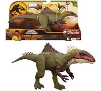 Mattel Jurassic World: Chaos Theory Netflix - Battle Roarin’ Becklespinax Dinosaur Action Figure Toy, Rampage Head Strike, Chomp, Roars & Snarls, Extending Tail Spikes, Ages 4 Years & Up, HXF52