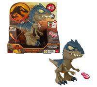 Mattel Jurassic World: Chaos Theory Netflix - Chomp Chomp Mega Roar Allosaurus Dinosaur Toy with Sound & Stretchable Jaw Tendons, Increasing Roar Levels & Feeding Feature, Ages 4 Years & Up, HVB45