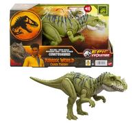 Mattel Jurassic World: Chaos Theory Netflix - Wild Roar Ceratosaurus Dinosaur Figure with Continuing Snapping Chomp Attack & Roar Sound, Posable Toy & Digital Play, Ages 4 Years & Up, HTK74