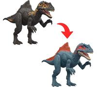 Mattel Jurassic World Dino Reveal Deluxe Concavenator Action Figure Toy, Tear Away Pack & Peel Off Color Change Dinosaur Play