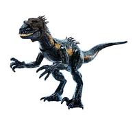 Mattel Jurassic World Dino Trackers Track 'n Attack Indoraptor, Dinosaur Toy with Sound, Lights, Motion and 3 Attack Features, Tracking Gear, Digital Play Options, Toys for Ages 4 and Up, HKY12