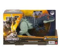 Jurassic World Dominion Dinosaur Figure Eocarcharia Wild Roar with Sound & Attack Action, Medium Size Posable, Toy Gift with Connected Digital Play