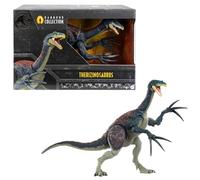 Mattel Jurassic World Dominion Hammond Collection Therizinosaurus Dinosaur Figure with 25 Articulations, Jointed Claws, Glass Eyes & Wired Tail, HXP73