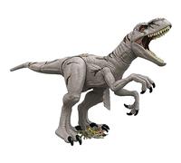 Jurassic World Dominion Large Dinsoaur Toy, Super Colossal Atrociraptor Action Figure 3 Feet Long with Eating Feature, Gift for Kids, HFR09