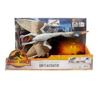 Jurassic World Dominion Massive Action Quetzalcoatlus Dinosaur Action Figure with Attack Movement, Toy Gift with Physical and Digital Play