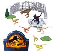 Mattel Jurassic World Dominion Minis - 15-Piece Miniature Dinosaur Toy Figure Playset