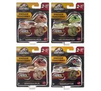 Mattel Jurassic World Fierce Changers Hidden Hatchers™ 2-in-1 Transforming Dinosaur Figures, Ages 4+ HLP00-999C