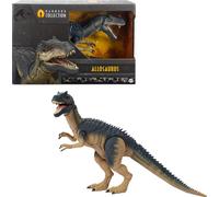 Mattel Jurassic World Hammond Collection Allosaurus | Dinosaur Action Figure with Premium Collector Level Movie Design, Glass Eyes & Wired Tail, 19 Points of Articulation, JCG13