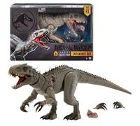Mattel Jurassic World Hammond Collection Indominus Rex Deluxe Articulated Action Figure Large Size, Swappable Claws & Tracking Implant, JKG98