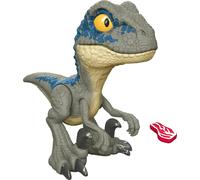 Mattel Jurassic World Mega Roar Velociraptor 'Blue' Sound & Stretchable Jaw
