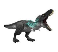 Mattel Jurassic World Muscle Madness Tyrannosaurus Rex Action Figure, T-Rex with Torso Growth & Evolving Tail Spikes, Chomp & Roars, JKG92