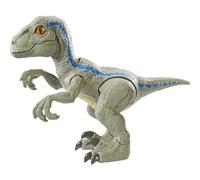 Mattel Jurassic World Primal Pal Blue with Spring-activated Action, Sound Effects Plus Neck, Shoulder, Tail and Feet Articulation for Added Play Move