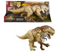Mattel Jurassic World Rebirth Villano Dino Rumble N Rampage Dinosaur Action Figure 22 Inch with 2 Attack Actions, Content-Accurate, Digital Play , JJP79