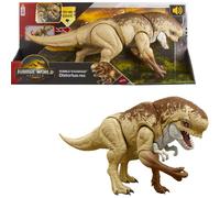 Mattel Jurassic World Rebirth Distortus Rex Rumble N Rampage Dinosaur Action Figure 22 Inch with 2 Attack Actions, Content-Accurate, Digital Play