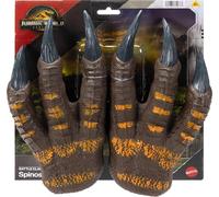 Mattel Jurassic World Rebirth Spinosaurus Battle Claws, Dinosaur Soft Plastic Role Play Handwear, 10.8-Inch Long Costume Pair, Stretchy Strap